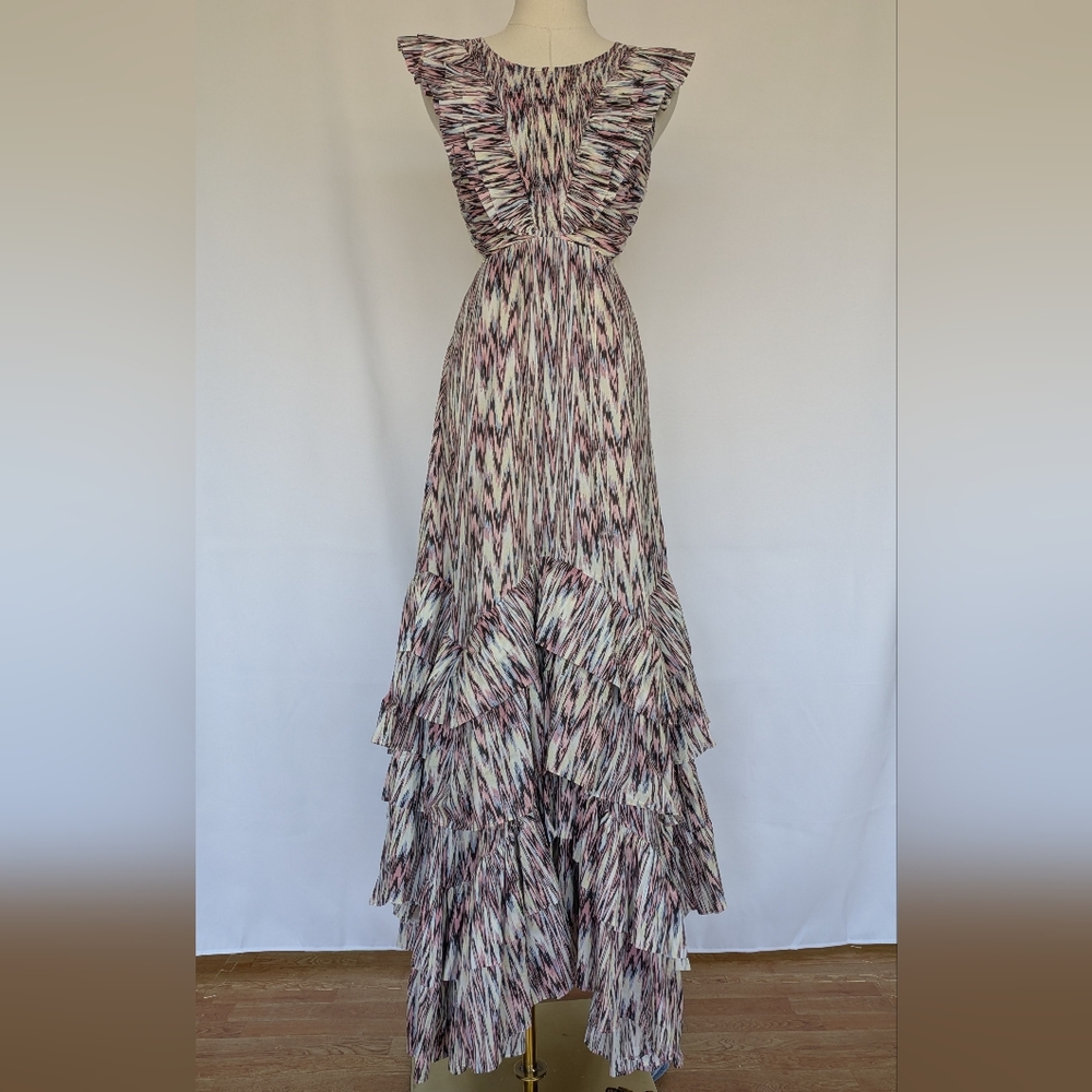 Magali Pascal Ruffled Cut-Out Maxi Dress - Picture 11 of 12